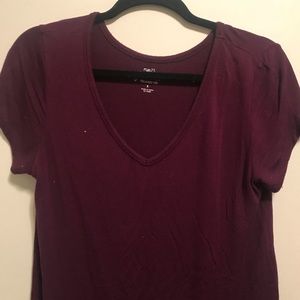 V neck flowy t shirt